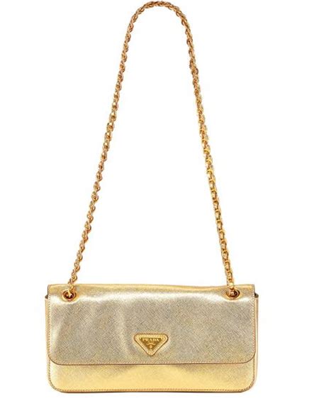 prada shoulder bag gold chain